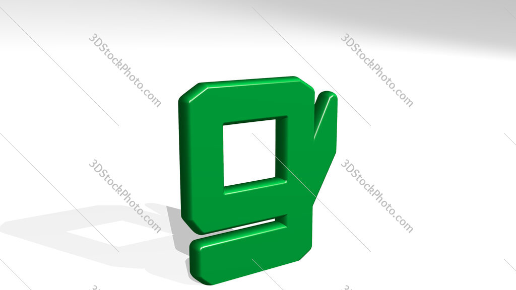 e commerce gdgt 3D icon casting shadow