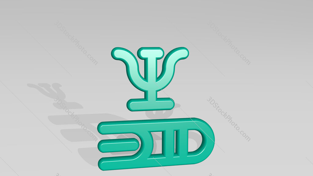 medical specialty 3D icon casting shadow