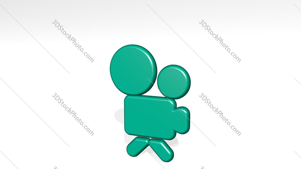 camera 3D icon casting shadow