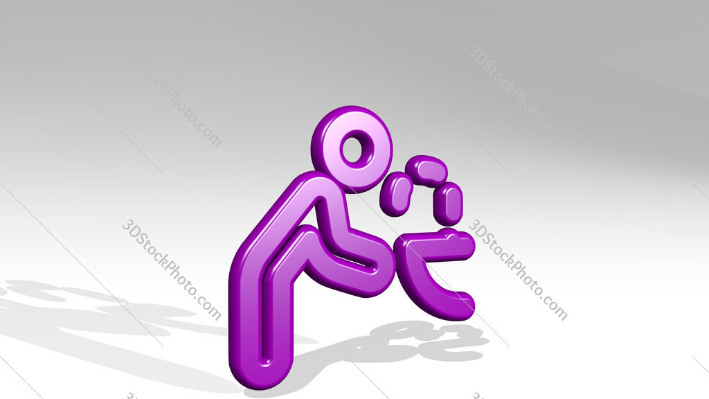 water fountain drink 3D icon casting shadow
