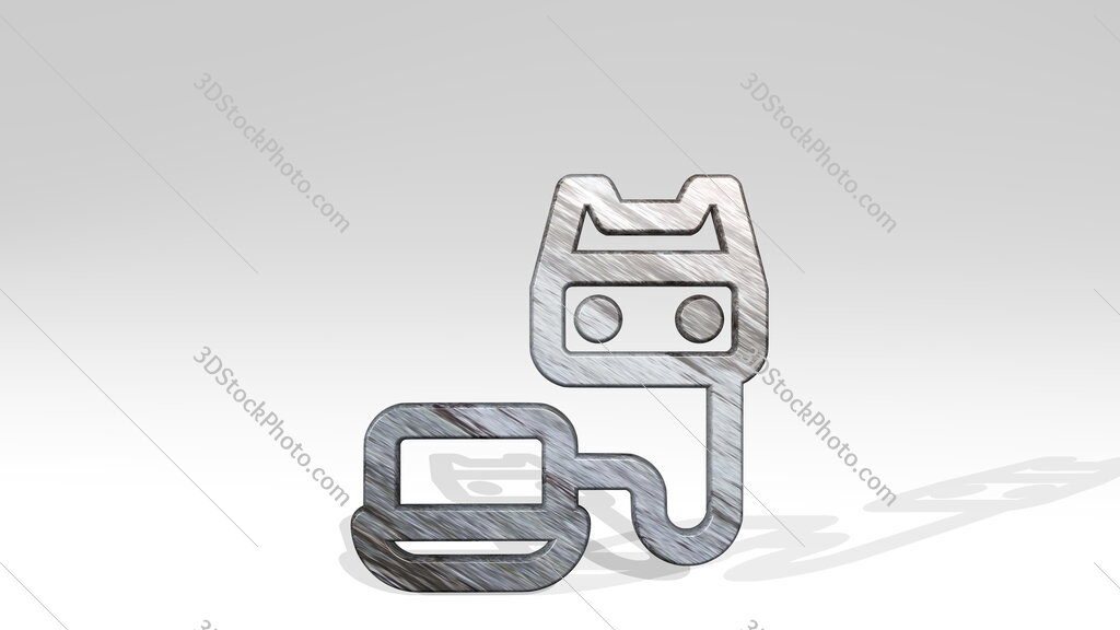 vr laptop 3D icon standing on the floor
