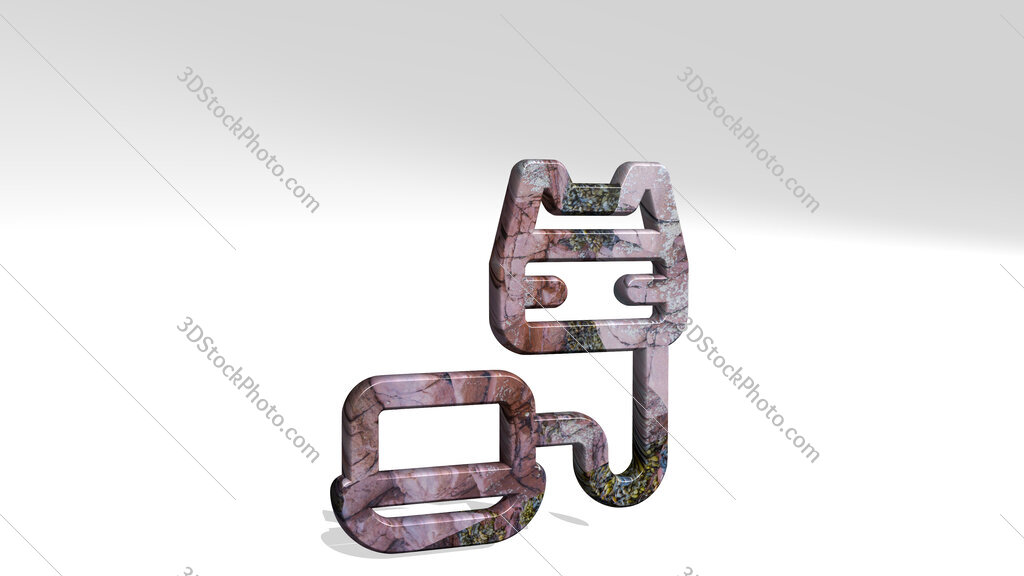 vr laptop 3D icon standing on the floor