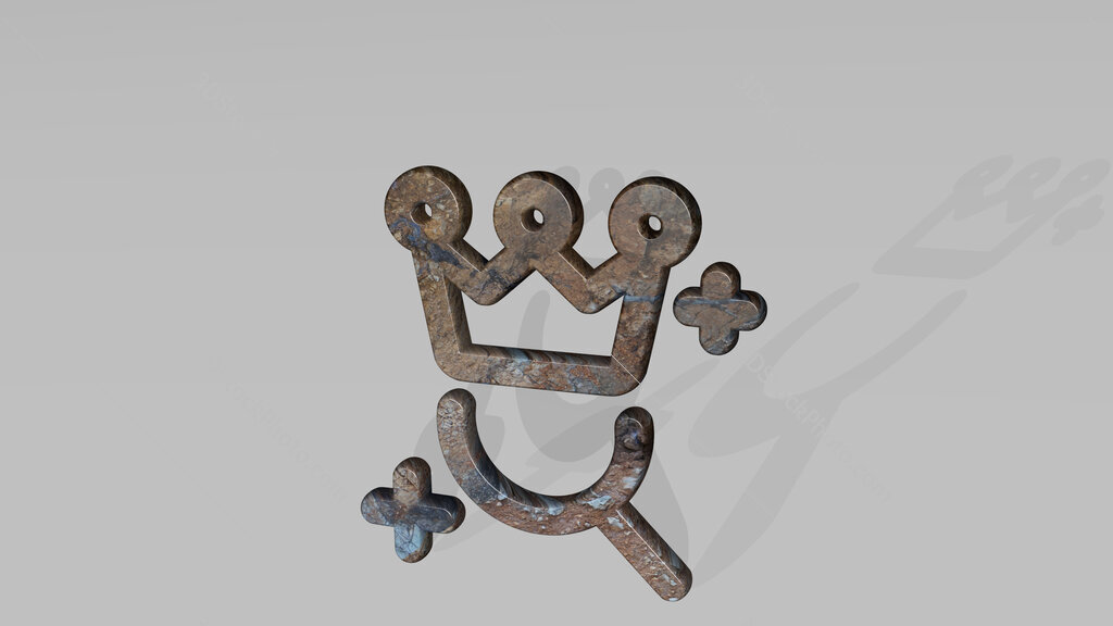 seo search reward 3D icon standing on the floor