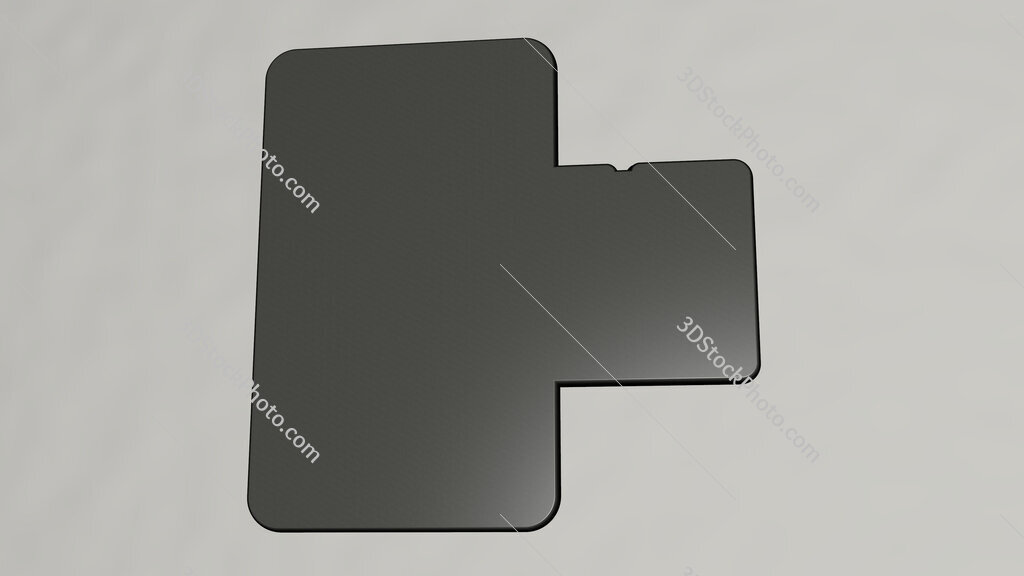 business-and-finance 3D icon on the wall