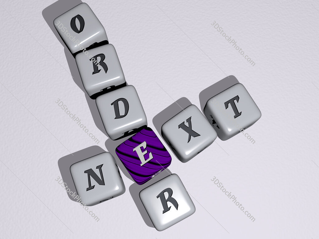 next order crossword by cubic dice letters