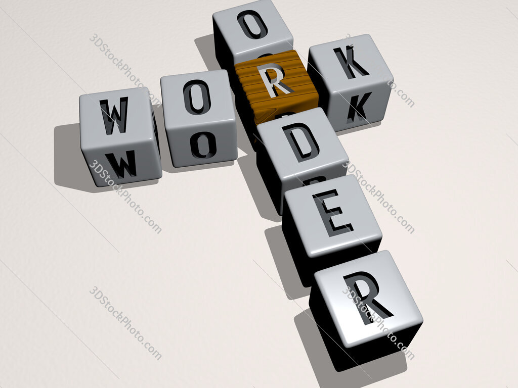 work order crossword by cubic dice letters