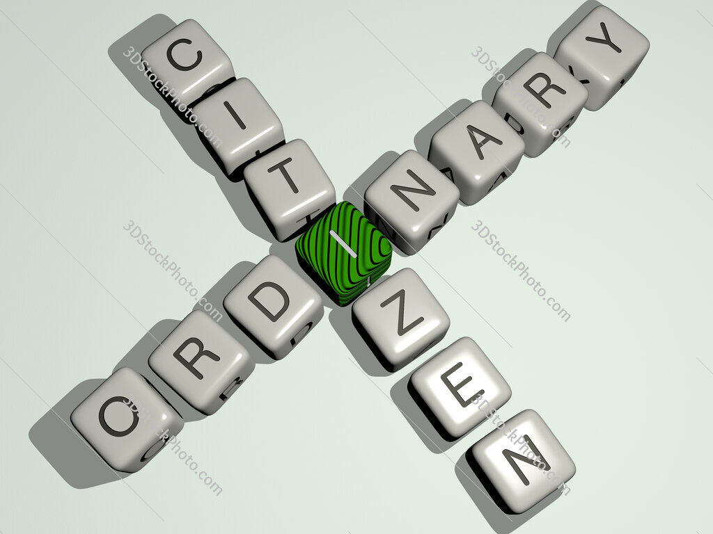 ordinary citizen crossword by cubic dice letters