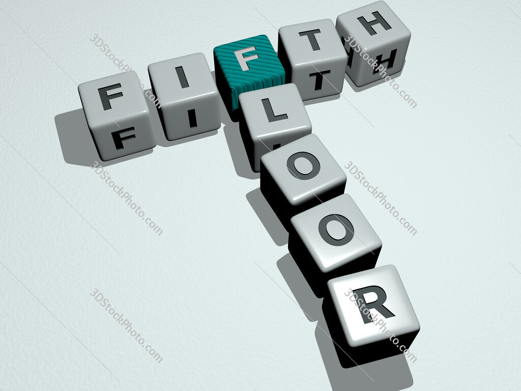 fifth floor crossword by cubic dice letters