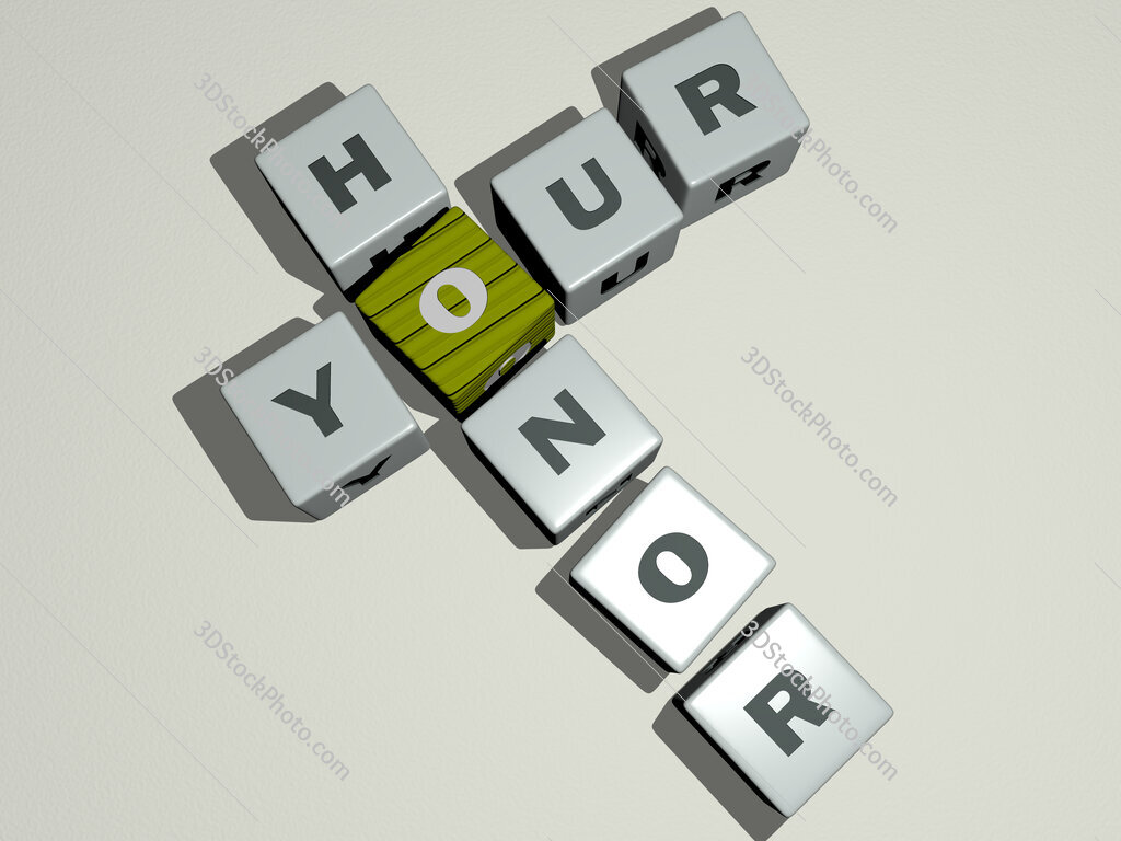 yoUr hOnOr crossword by cubic dice letters