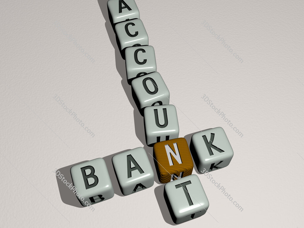 bank account crossword by cubic dice letters