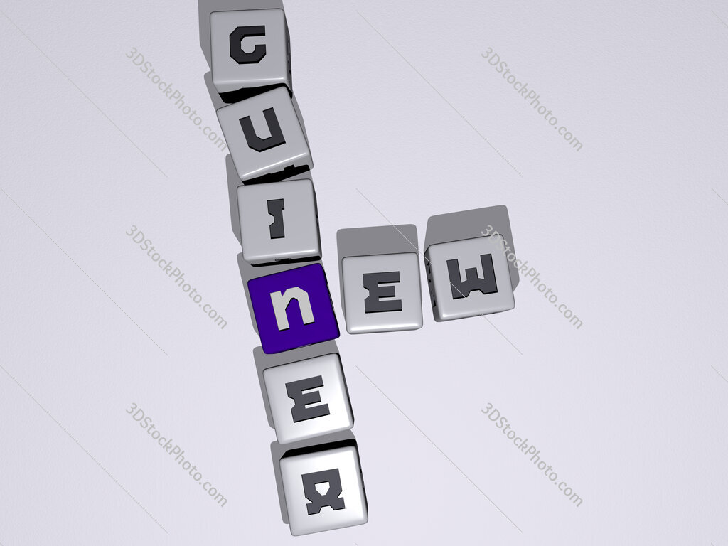 New Guinea crossword by cubic dice letters