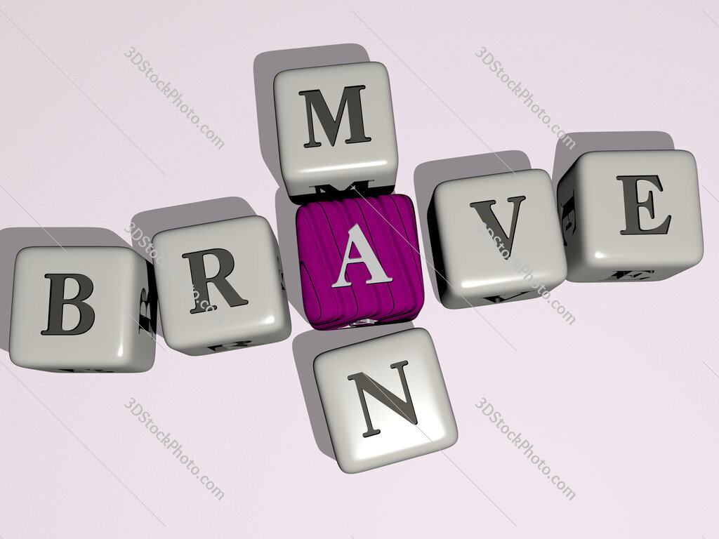 brave man crossword by cubic dice letters