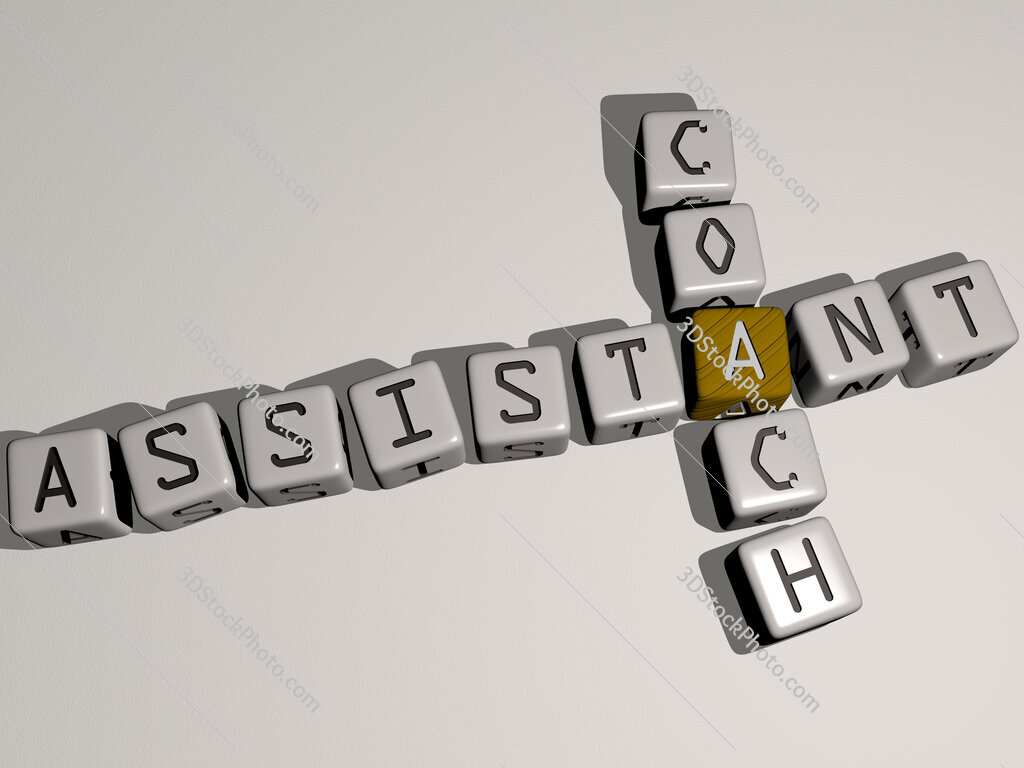 assistant coach crossword by cubic dice letters