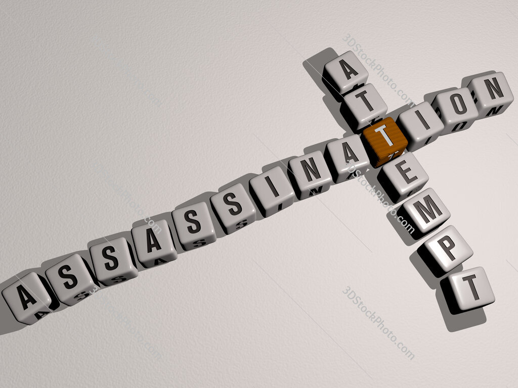 assassination attempt crossword by cubic dice letters