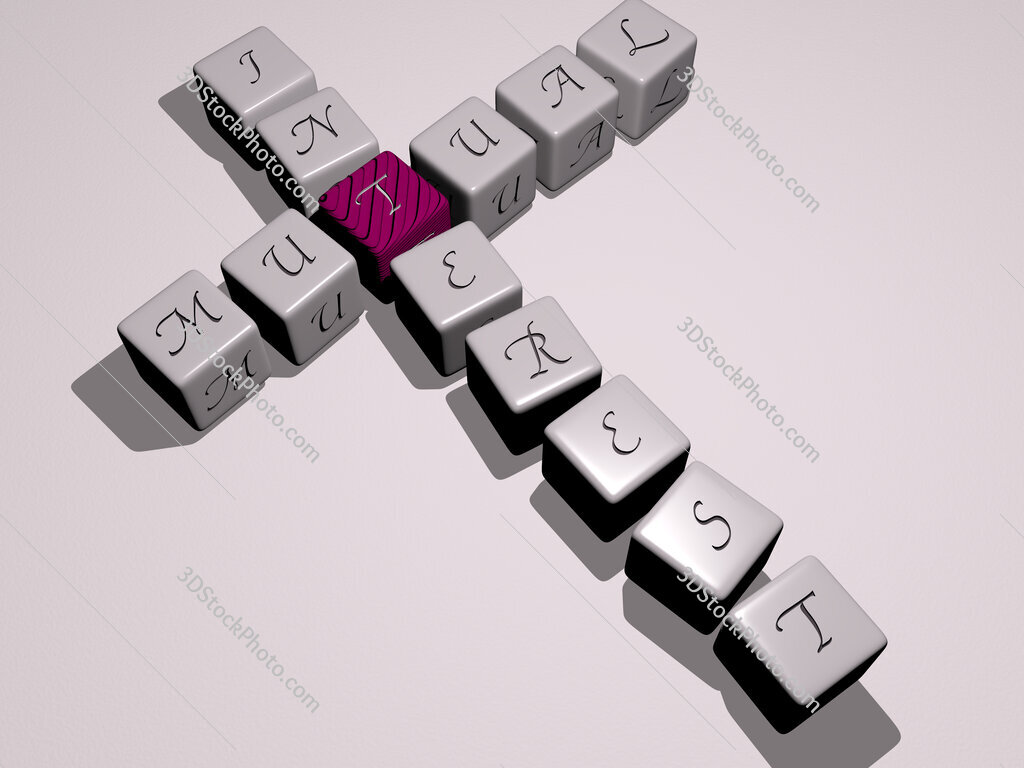 mutual interest crossword by cubic dice letters
