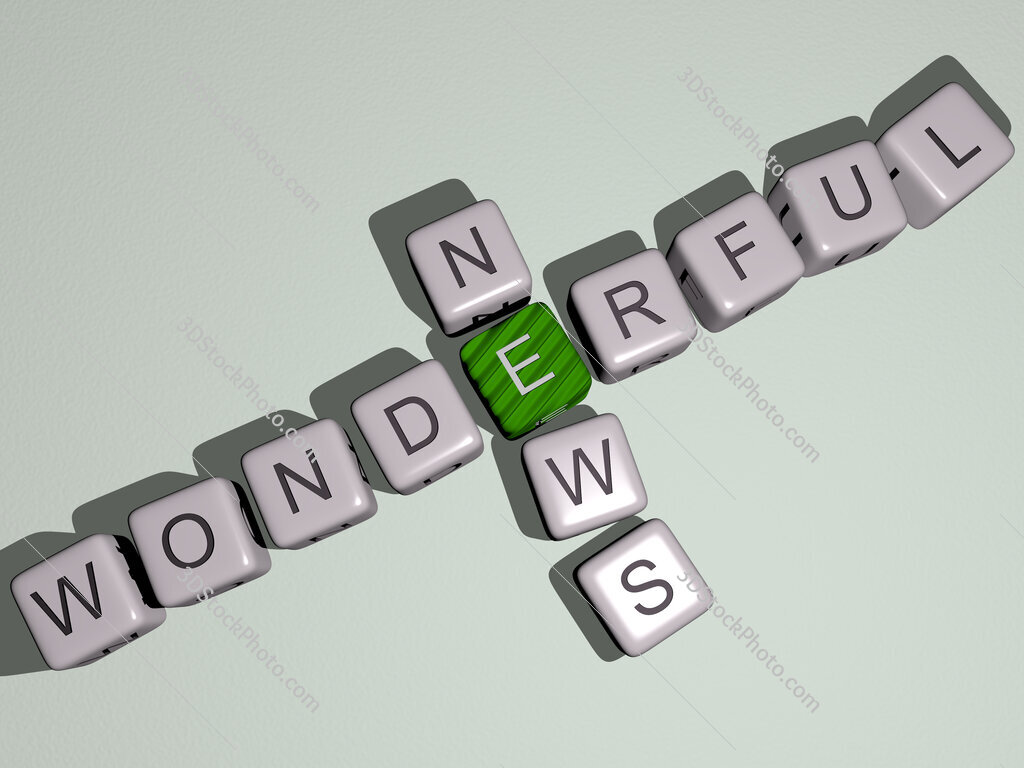 wonderful news crossword by cubic dice letters