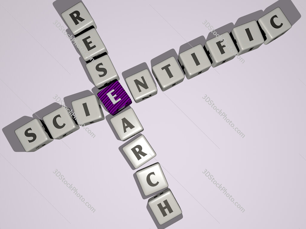 scientific research crossword by cubic dice letters