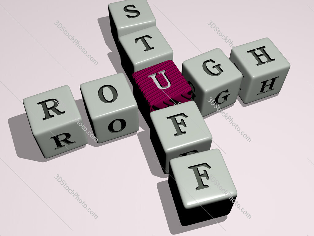 rough stuff crossword by cubic dice letters
