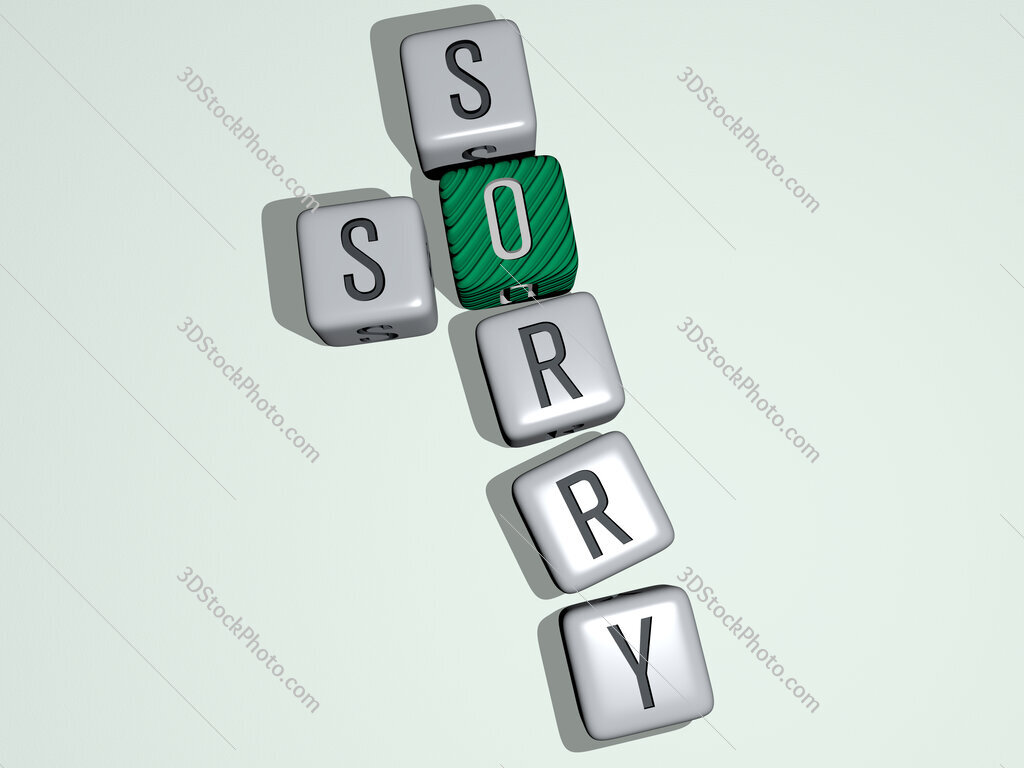 so sorry crossword by cubic dice letters