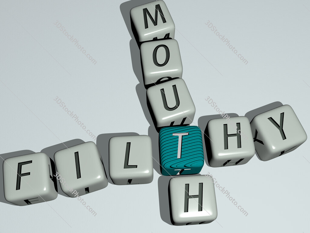 filthy mouth crossword by cubic dice letters