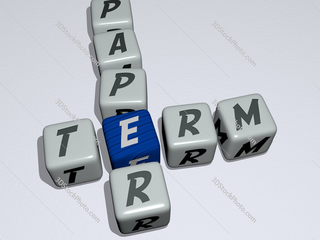 term paper crossword by cubic dice letters