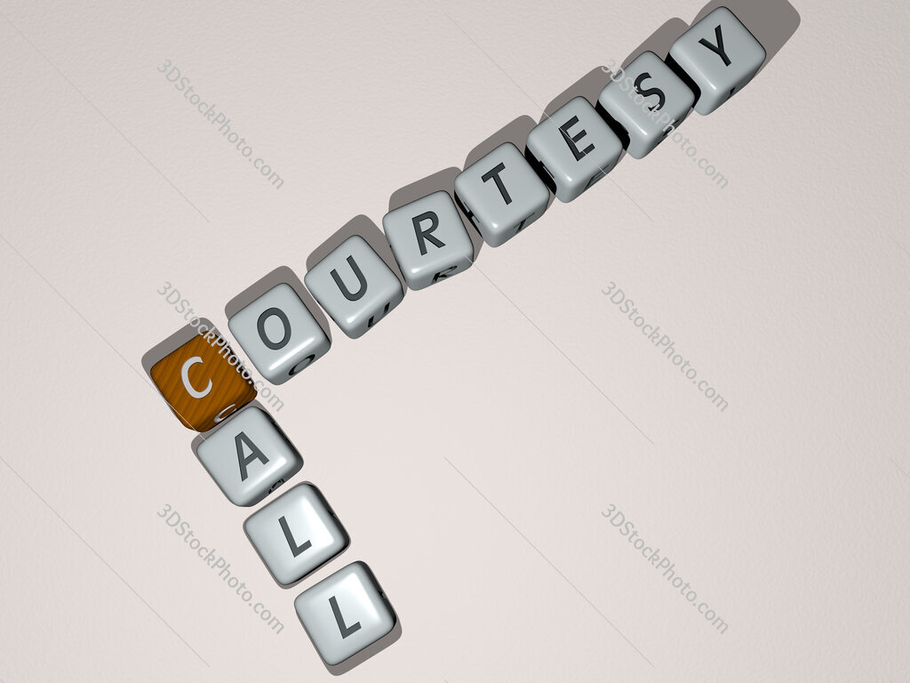 courtesy call crossword by cubic dice letters