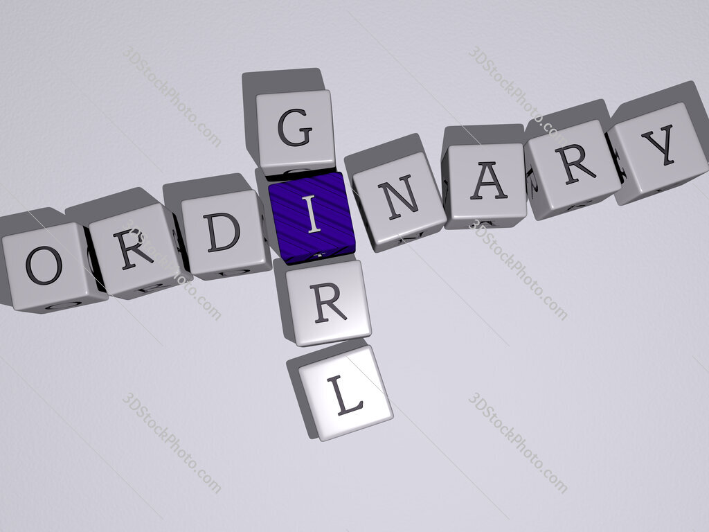 ordinary girl crossword by cubic dice letters