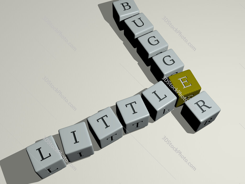 little bugger crossword by cubic dice letters