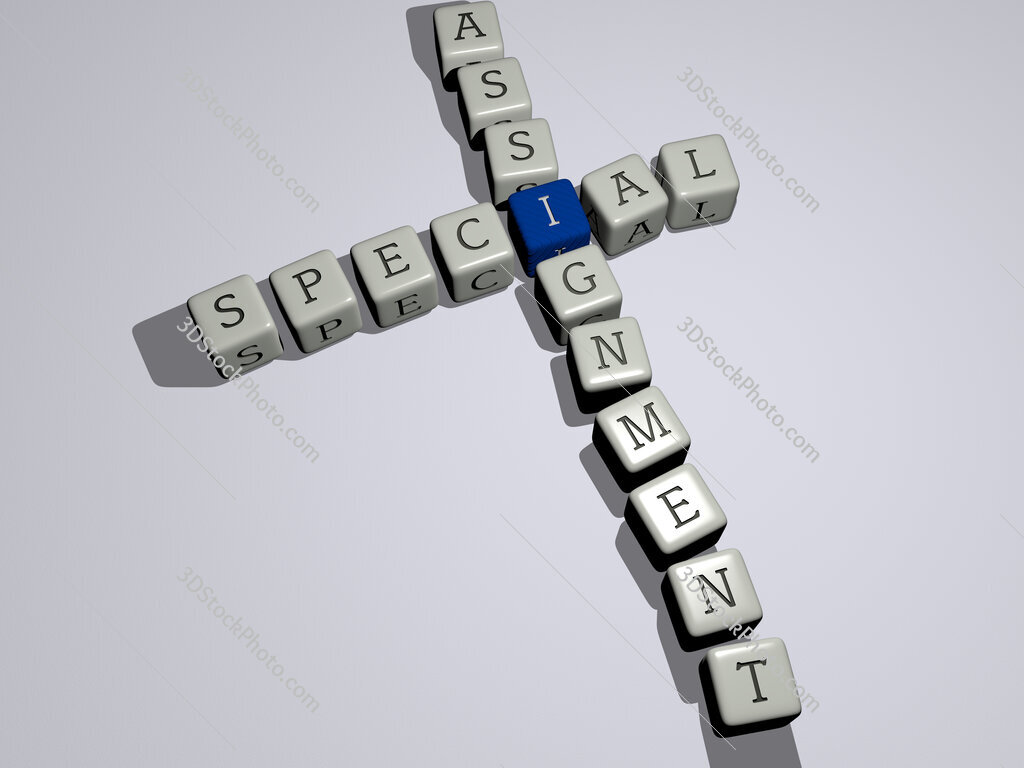 special assignment crossword by cubic dice letters