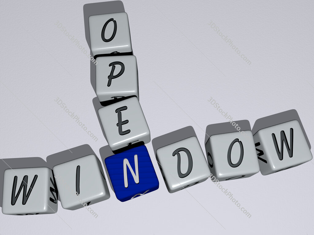 window open crossword by cubic dice letters