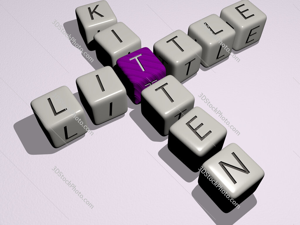 little kitten crossword by cubic dice letters