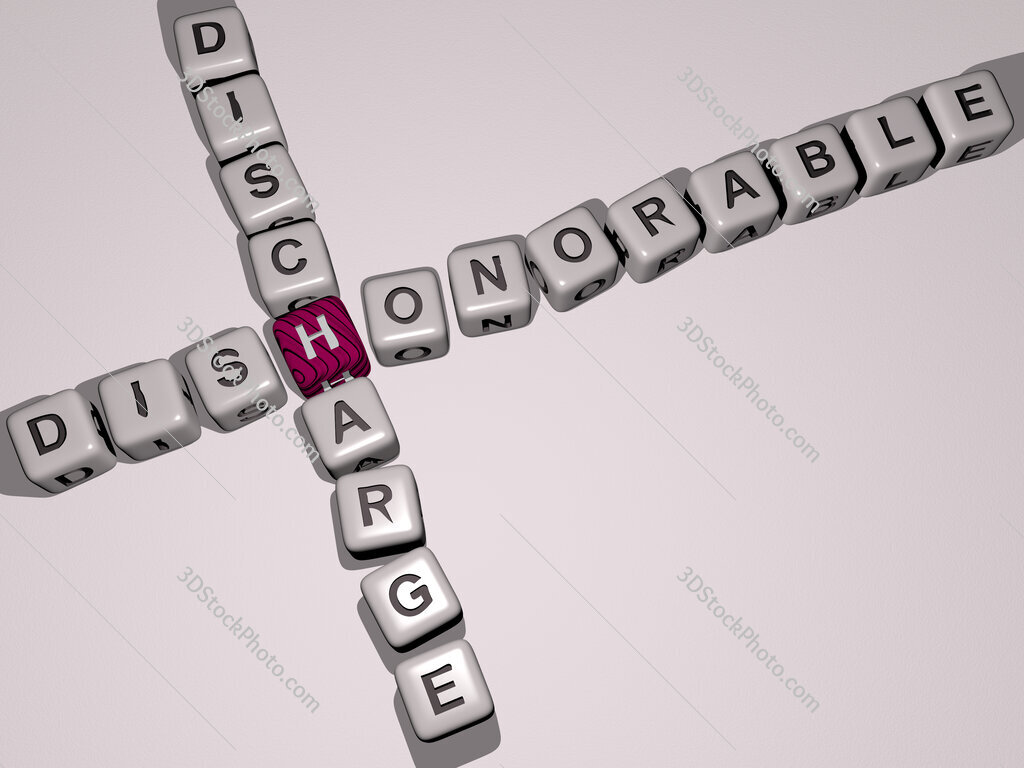 dishonorable discharge crossword by cubic dice letters