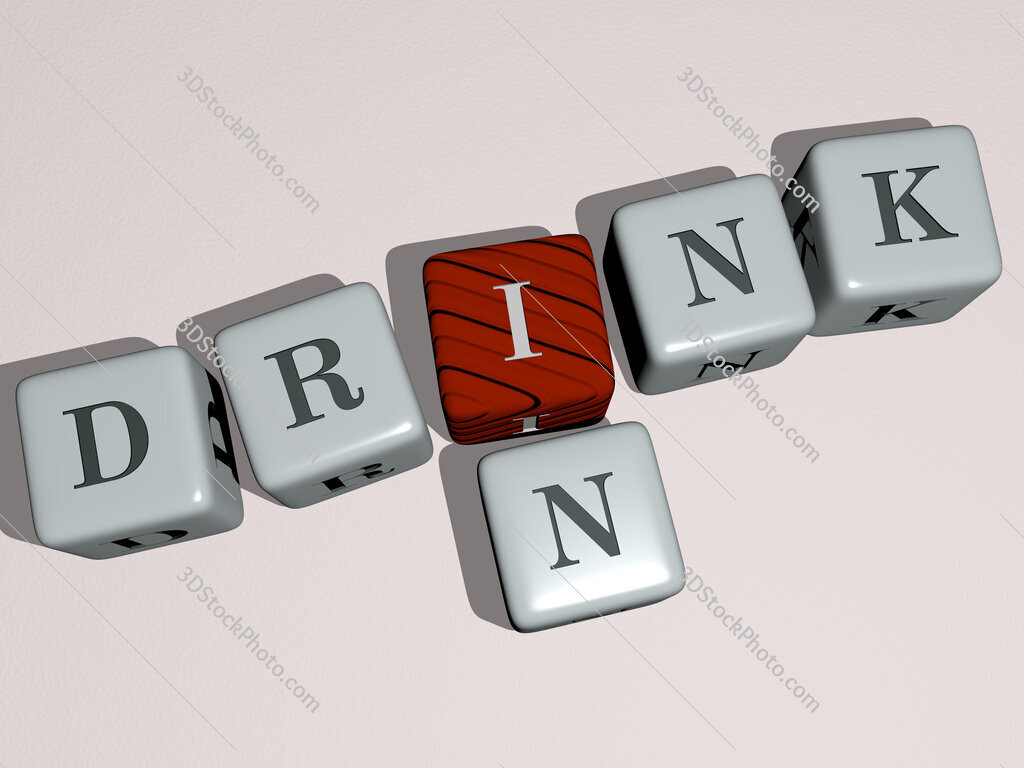 drink in crossword by cubic dice letters