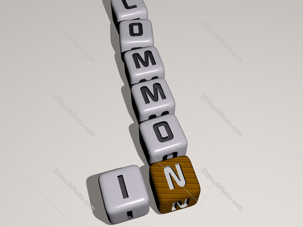 in common crossword by cubic dice letters