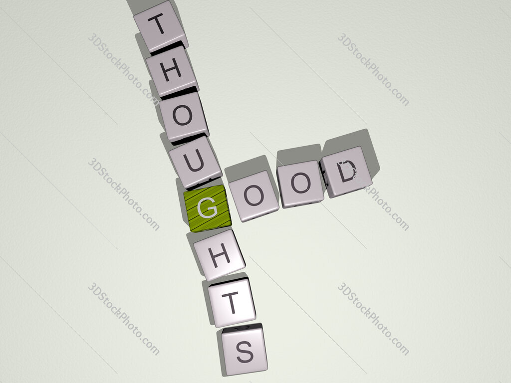 good thoughts crossword by cubic dice letters
