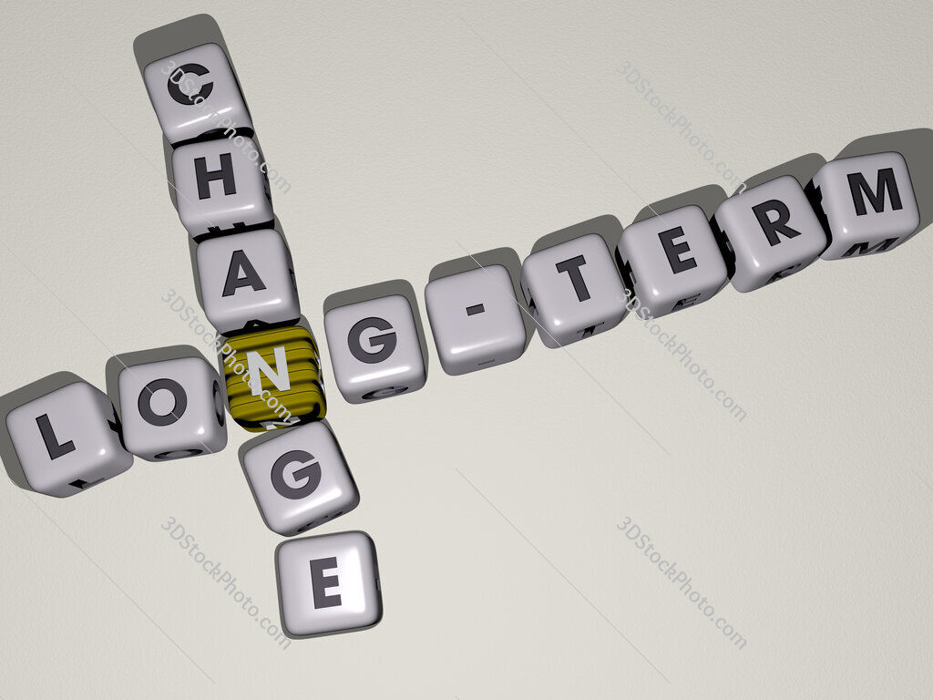 long-term change crossword by cubic dice letters