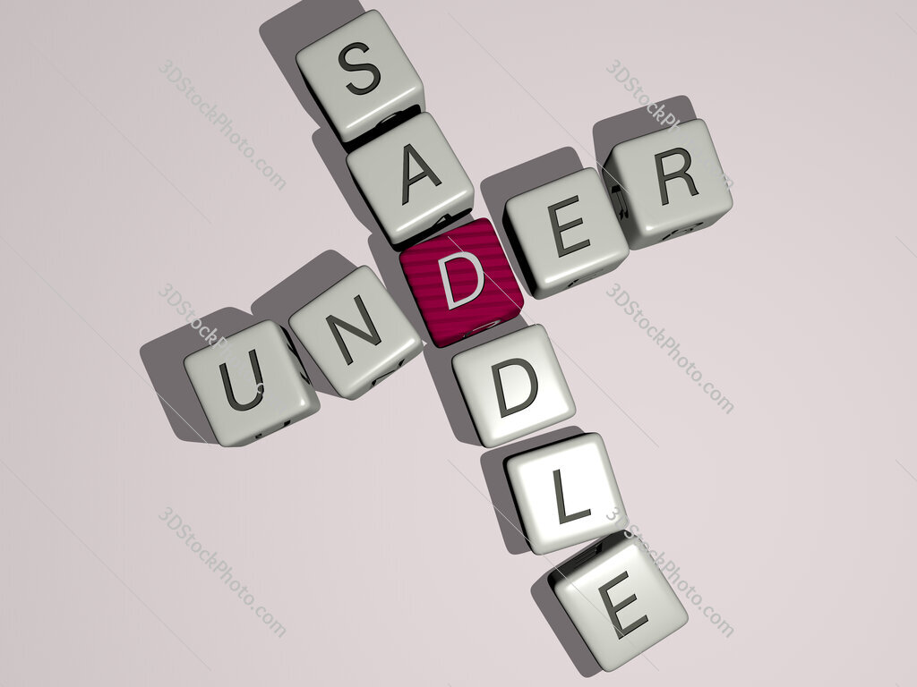 under saddle crossword by cubic dice letters