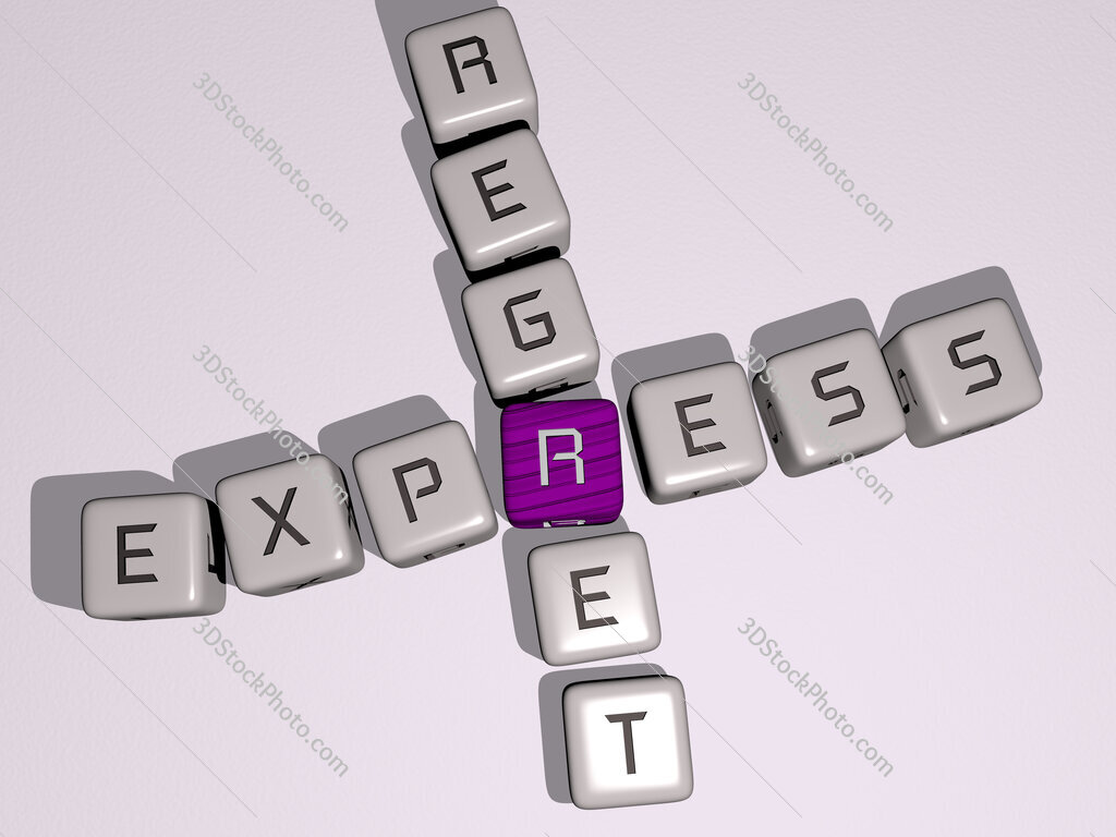 express regret crossword by cubic dice letters