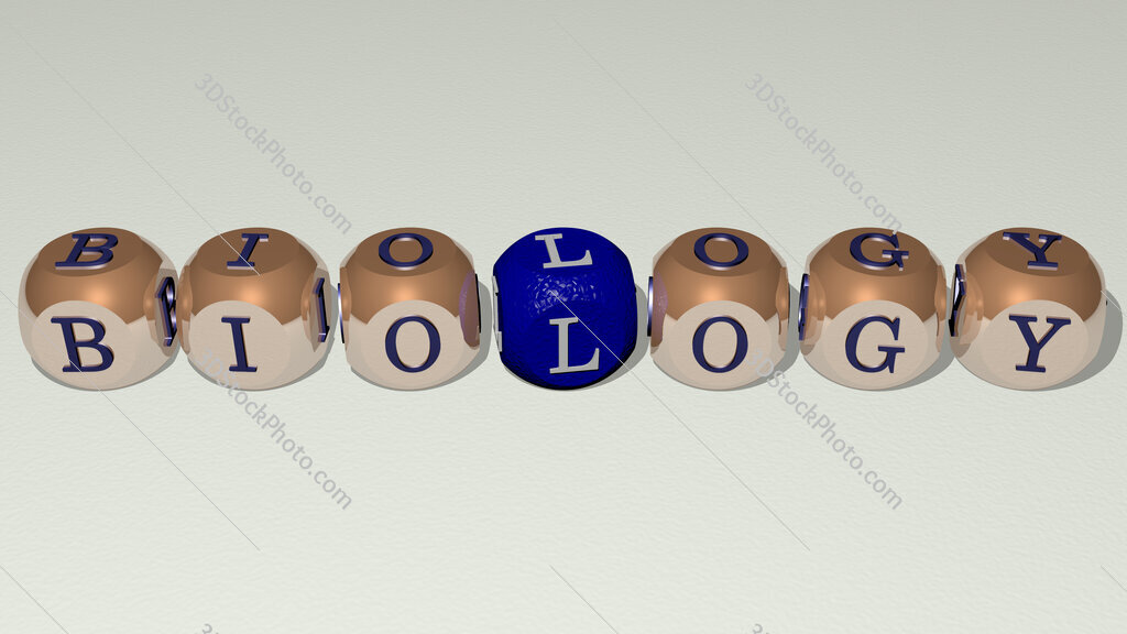 biology text by cubic dice letters