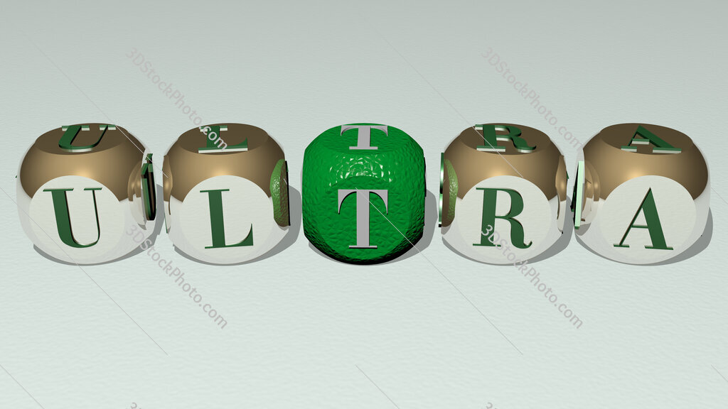 ultra text by cubic dice letters