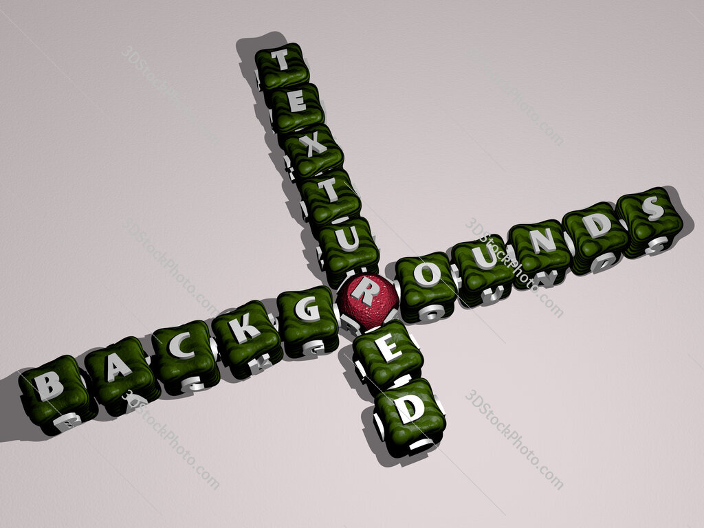 backgrounds textured crossword of colorful cubic letters