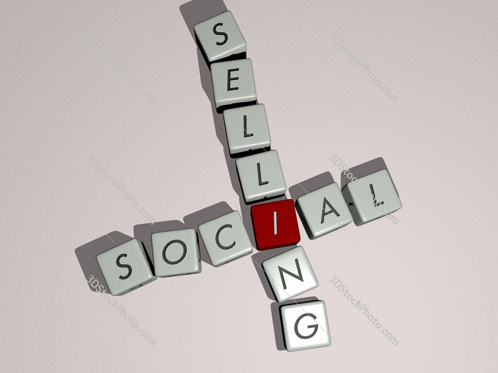 social selling crossword by cubic dice letters