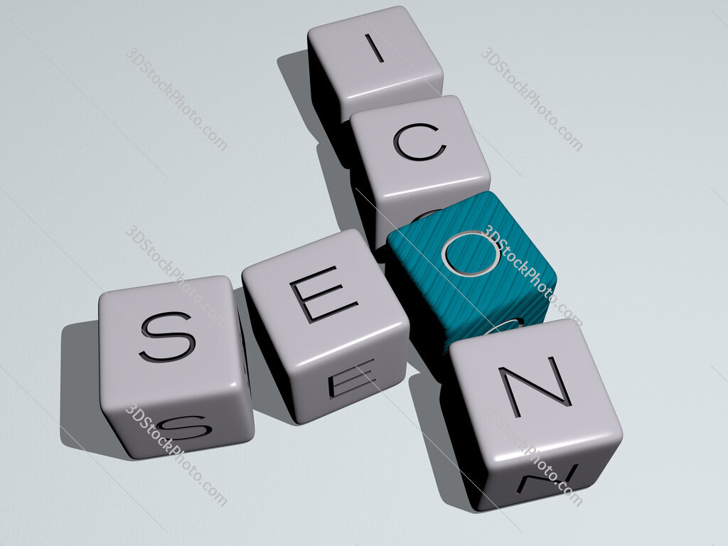 seo icon crossword by cubic dice letters