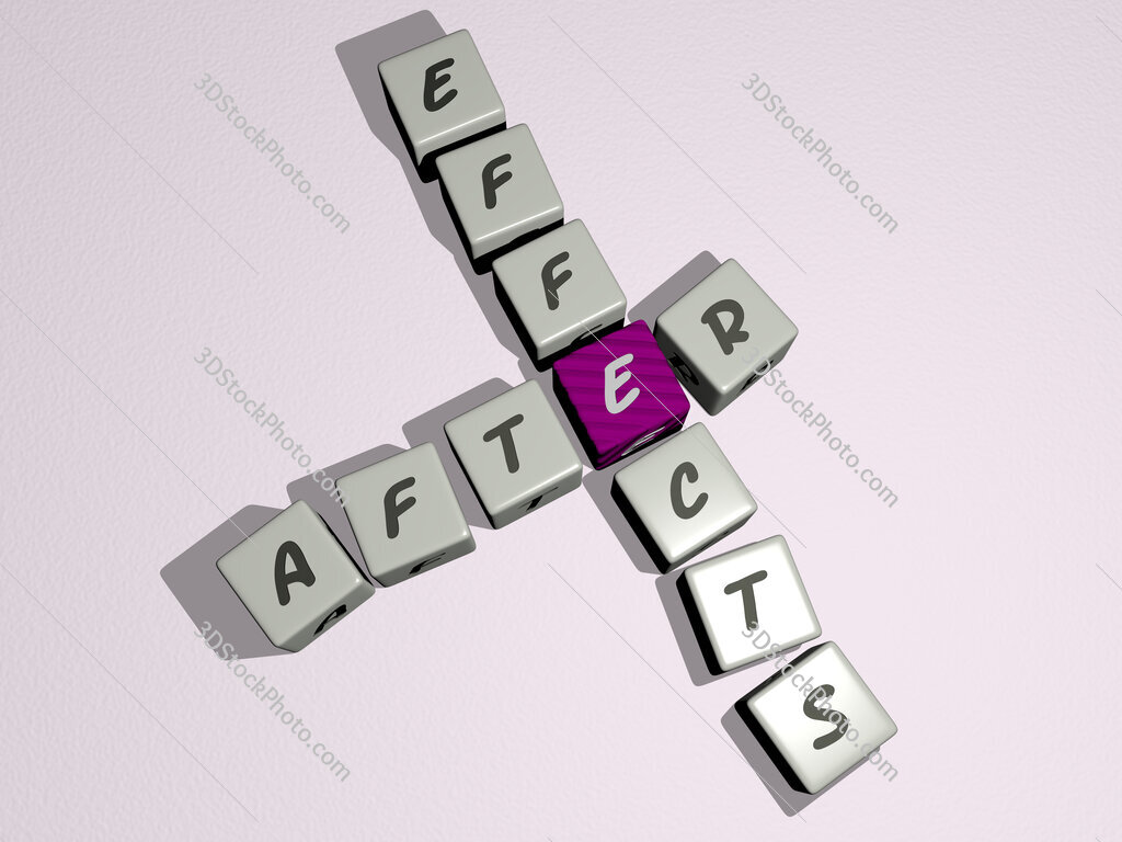 after effects crossword by cubic dice letters