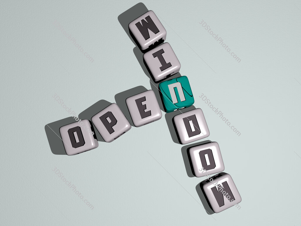 open window crossword by cubic dice letters