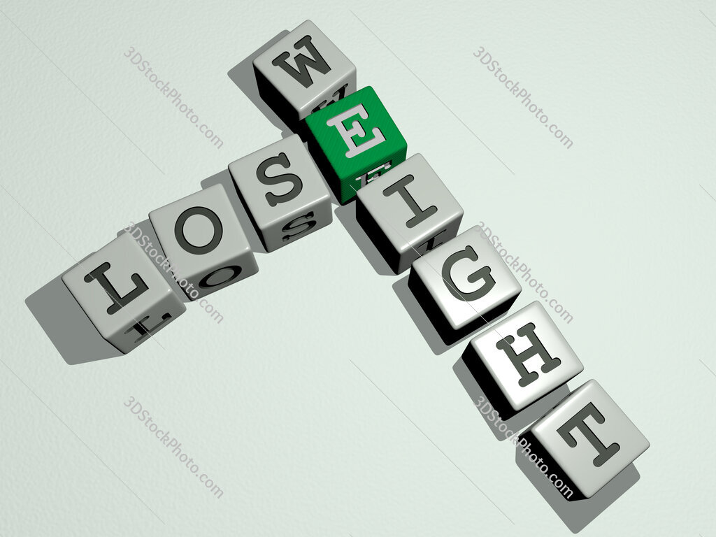 lose weight crossword by cubic dice letters