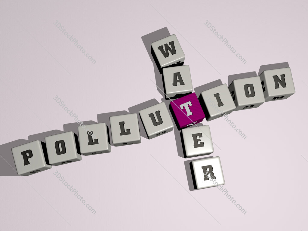 pollution water crossword by cubic dice letters