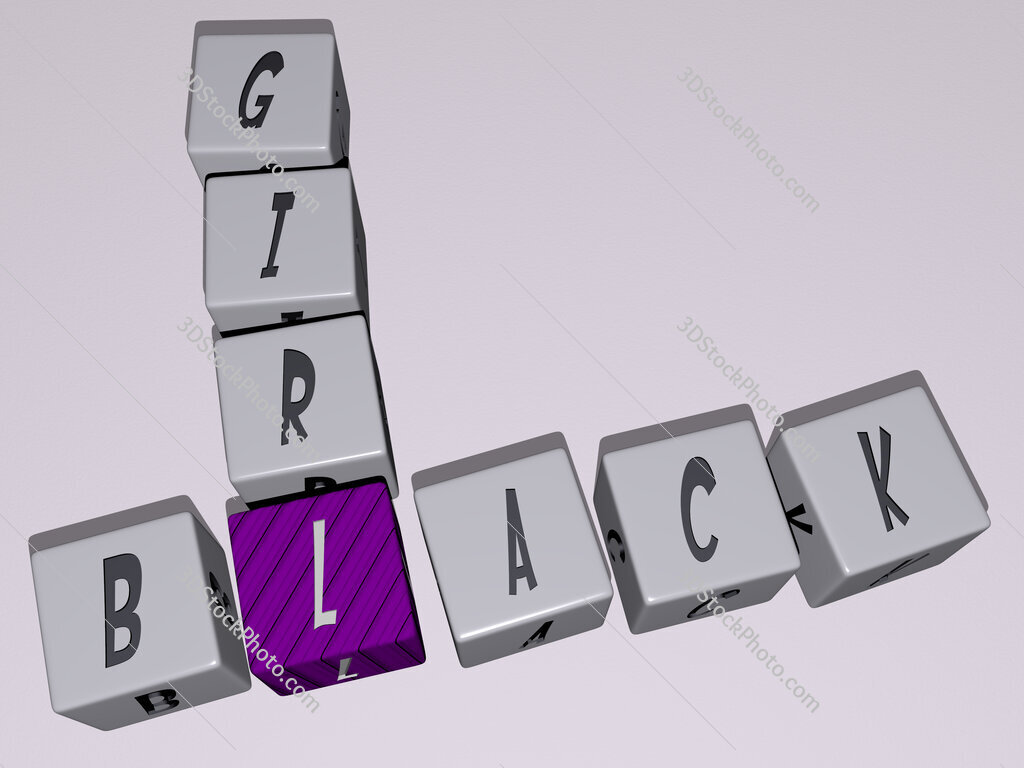 black girl crossword by cubic dice letters
