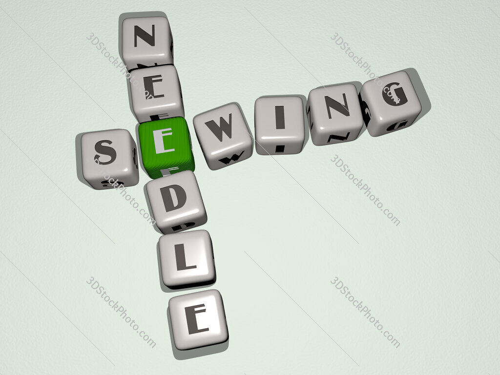 sewing needle crossword by cubic dice letters
