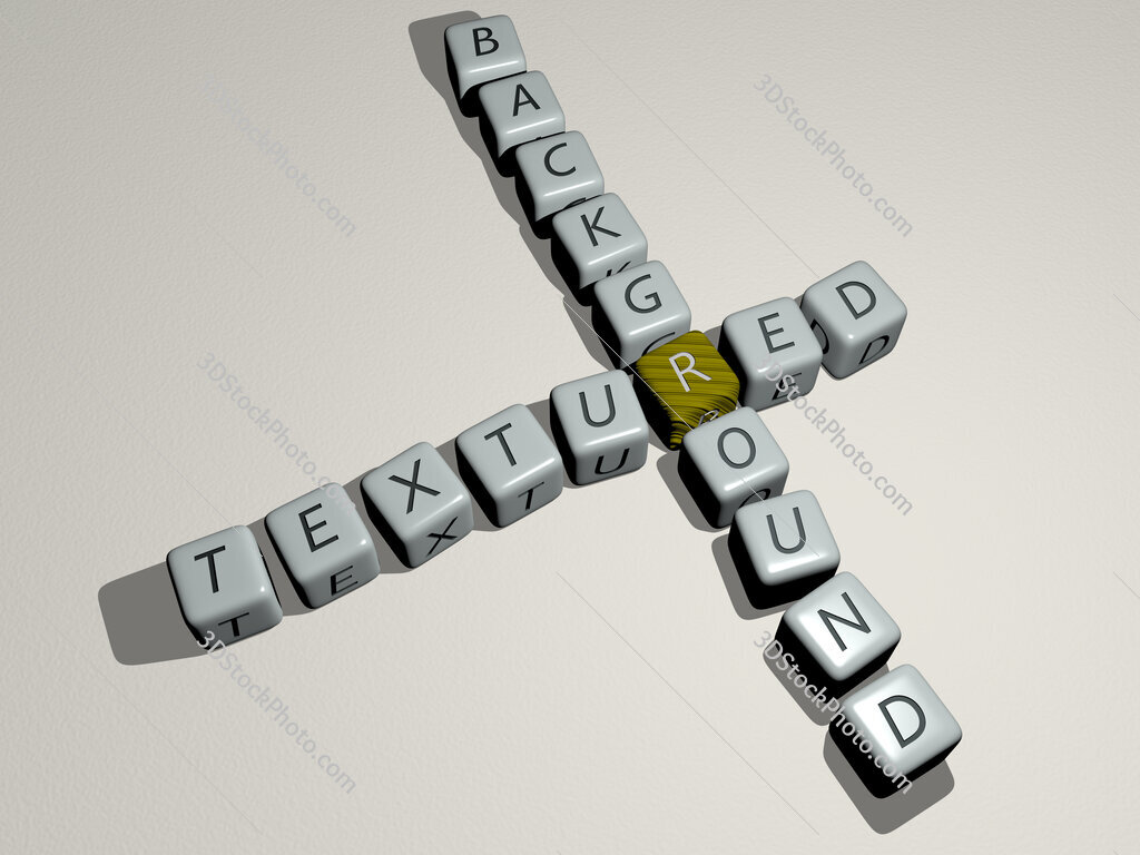 textured background crossword by cubic dice letters